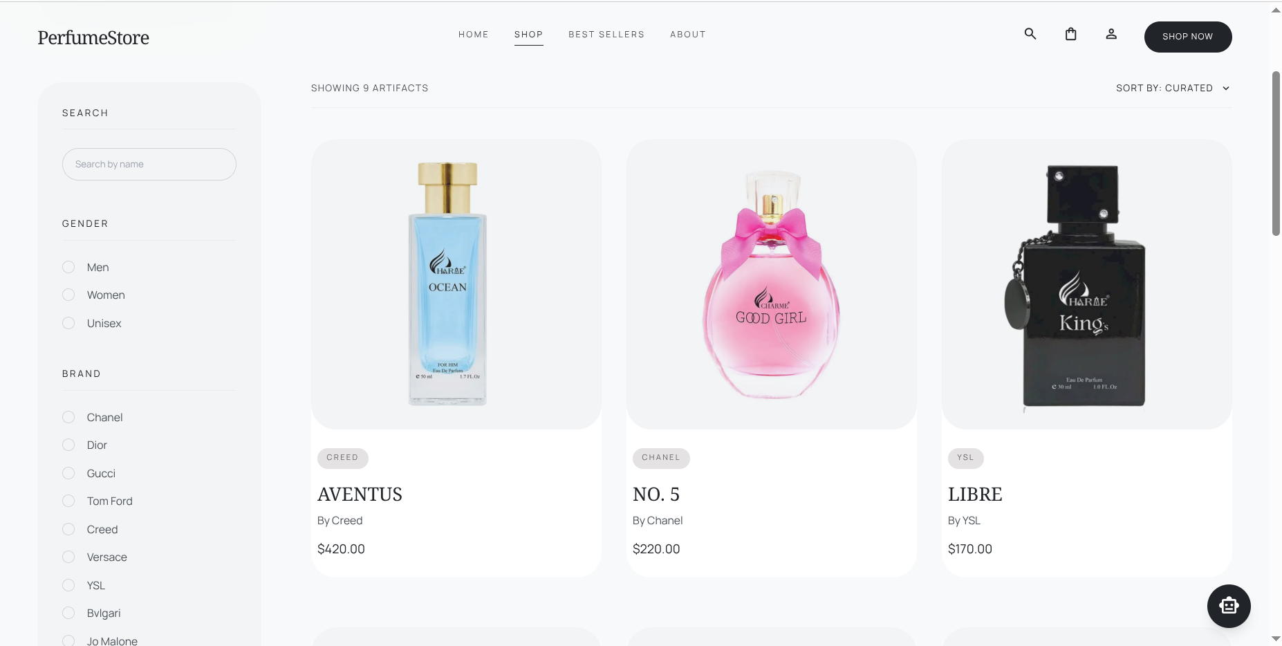 Perfume Store Management